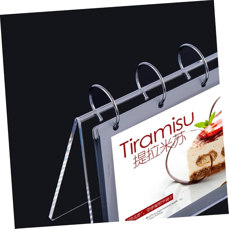 Acrylic Double Sided Price Tag Holder For Menus Name Cards And Displays - Image 5